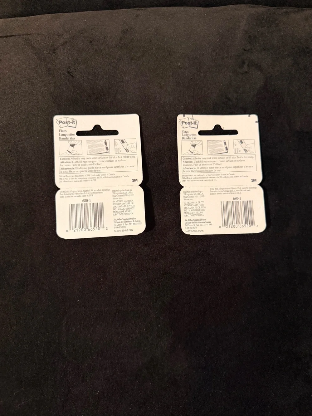 Post-it Brand Red Page Flags 1” x 1.7” | New 2-Pack Lot | (100 Total Flags)